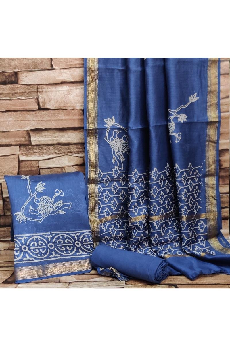 Latest Maheshwari Silk Suits