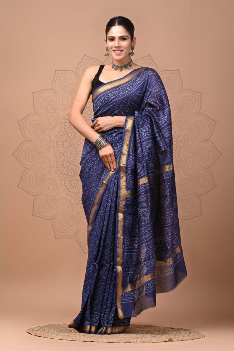 Maheshwari Printed Sarees
